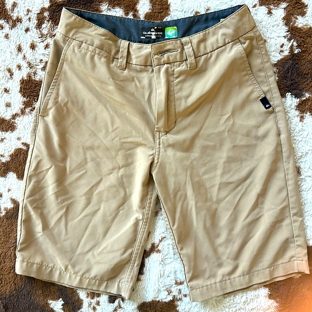 QuickSilver Amphibious Khaki Shorts